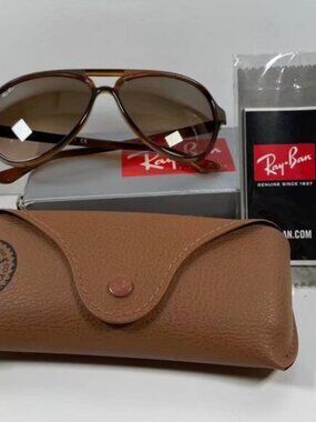 Ray-Ban RB4125 Tortoiseshell Polarized Sunglasses